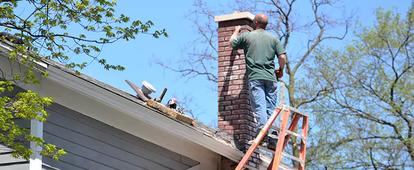 Vinyl and PVC Chimney Flashing Installation in Valparaiso, IN