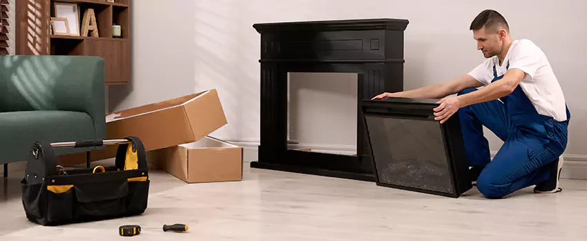 Old Rusted Metal Fireplace Repair And Replacement in Valparaiso, IN