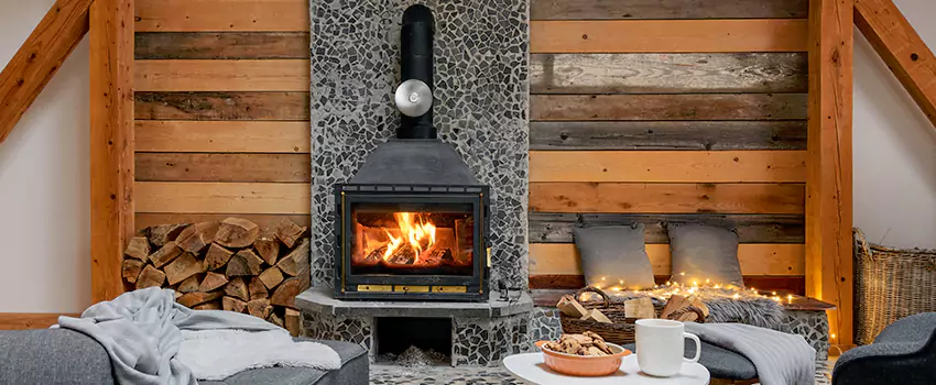 Thelin Hearth Products Direct Vent Gas Stove Fireplace Inspection in Valparaiso, Indiana